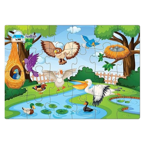 FunBlast Bird Jigsaw Puzzle for Kids Jigsaw Puzzle for Kids Multicolor