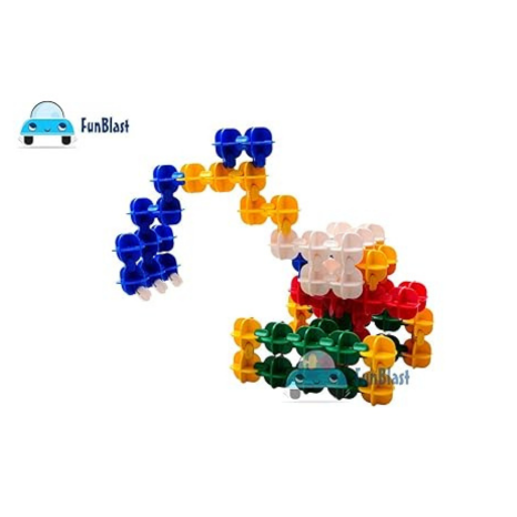 FunBlast Kids DIY Building Blocks Toys Snowflakes Blocks Learning Puzzle Block Brick Toys