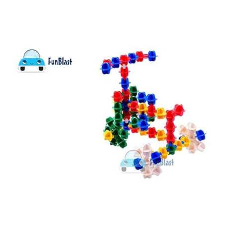 FunBlast Kids DIY Building Blocks Toys Snowflakes Blocks Learning Puzzle Block Brick Toys