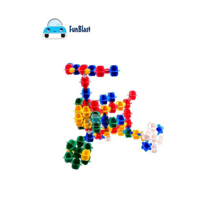 FunBlast Kids DIY Building Blocks Toys Snowflakes Blocks Learning Puzzle Block Brick Toys
