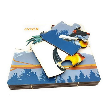 FunBlast Birds Jigsaw Puzzles for Kids Wooden Paperless Jigsaw Puzzles for Kids 20 Pcs