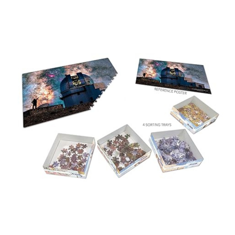 Frank Twilight Telescope 500 Piece Jigsaw Puzzle for Kids 10+ Years and Adults Mental Boost - 33932