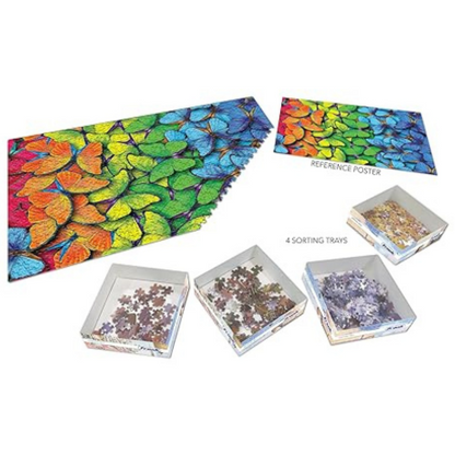 Frank Rainbow Flutter 1000 Pieces Jigsaw Puzzle for Kids 15+ Years and Adults Mental Boost - 34022