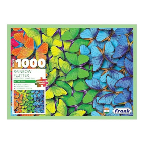 Frank Rainbow Flutter 1000 Pieces Jigsaw Puzzle for Kids 15+ Years and Adults Mental Boost - 34022