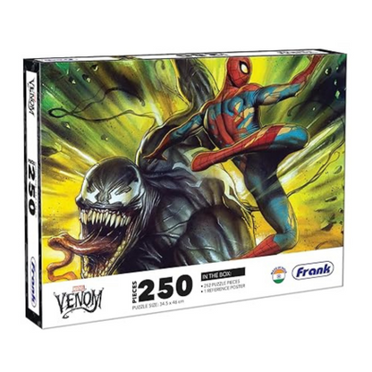 Frank Marvel Venom 250-Piece Puzzle for Adults and Kids Focus Memory Mental Boost - 90166