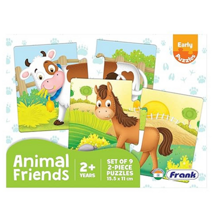 Frank Animal Friends (Set of 9) 2 Pcs Puzzle Early Learner Educational Toys and Games - 32901