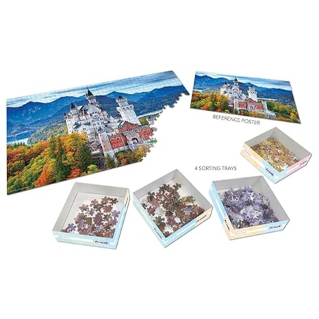 Frank Neuschwanstein Castle Jigsaw Puzzle (1000 Pieces) Kids for Focus and Memory -34020