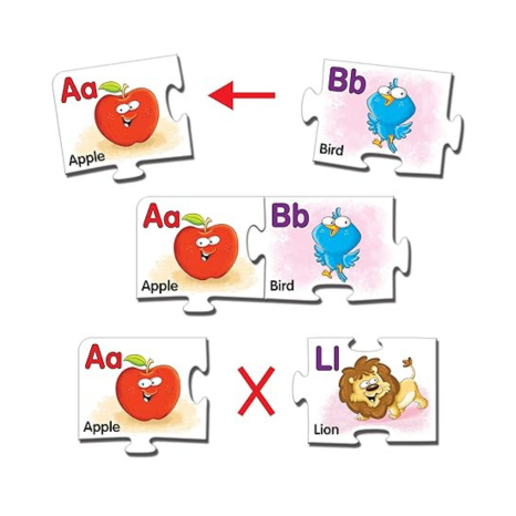 Frank Alphabet Floor Puzzle (28 Pieces) Early Learner Jigsaw Puzzle FunToys and Games - 10161