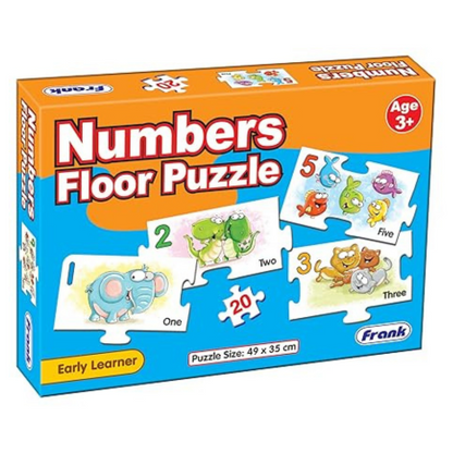 Frank Number Floor Puzzle (20 Big Pieces) Early Learner Jigsaw Puzzle Educational Toys and Games - 10162