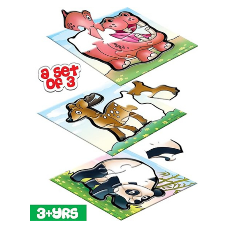 Frank Wild Animals A Set of 3 Jigsaw Puzzle for Kids Above Educational for Focus and Memory - 10216