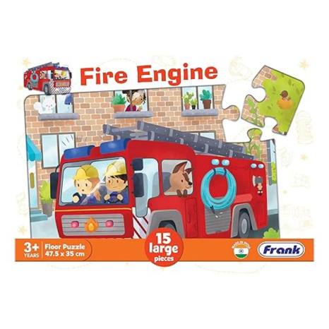 Frank Fire Engine Floor Puzzle (15 Pieces) Fun & Educational for Focus and Memory- 15201