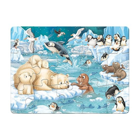Frank Polar Buddies Floor Puzzle (15 Pieces) Fun & Engaging Toy Fun & Challenging Games - 15206