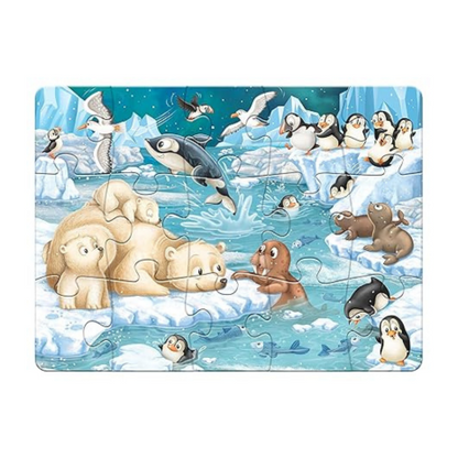 Frank Polar Buddies Floor Puzzle (15 Pieces) Fun & Engaging Toy Fun & Challenging Games - 15206