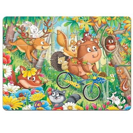 Frank Woodland Mischief Floor Puzzle (15 Pieces) Imaginative Fun & Challenging Games- 15208