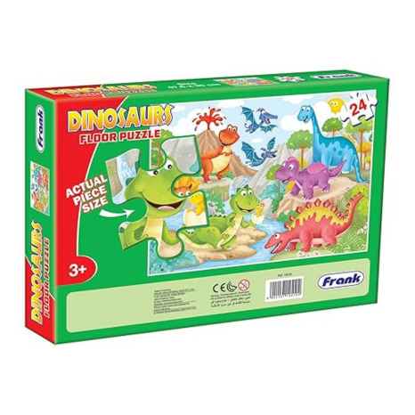 Frank Dinosaur Floor Puzzle (24 Pieces) Fun & Educational Fun & Challenging Games - 12510