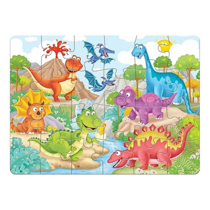 Frank Dinosaur Floor Puzzle (24 Pieces) Fun & Educational Fun & Challenging Games - 12510