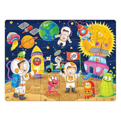 Frank in Space Floor Puzzle (24 Pieces) Fun & Educational Fun & Challenging Games - 12511
