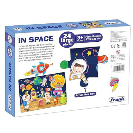 Frank in Space Floor Puzzle (24 Pieces) Fun & Educational Fun & Challenging Games - 12511