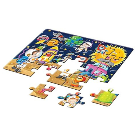 Frank in Space Floor Puzzle (24 Pieces) Fun & Educational Fun & Challenging Games - 12511