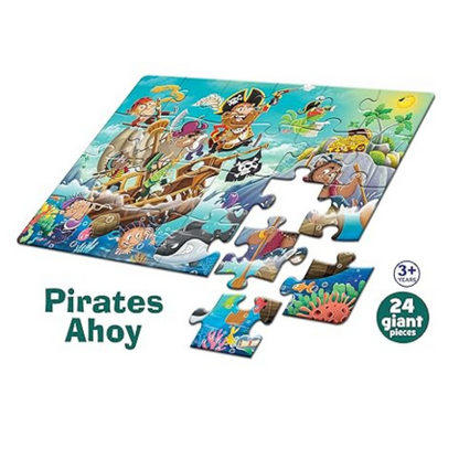 Frank Pirates Ahoy Sea Adventure Giant Floor Jigsaw Puzzle Focus and Memory - 15305