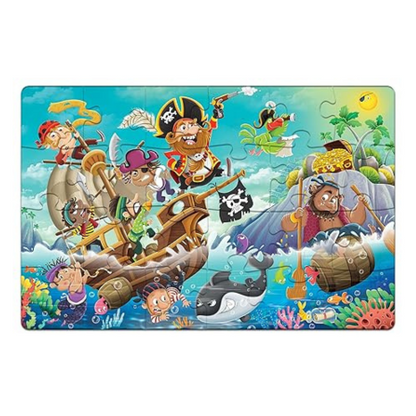 Frank Pirates Ahoy Sea Adventure Giant Floor Jigsaw Puzzle Focus and Memory - 15305