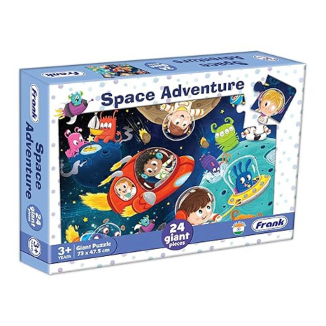 Frank Space Adventure Giant Floor Jigsaw Puzzle (24 Cardboard Pieces) Focus and Memory - 15306