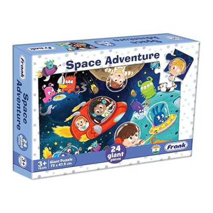 Frank Space Adventure Giant Floor Jigsaw Puzzle (24 Cardboard Pieces) Focus and Memory - 15306
