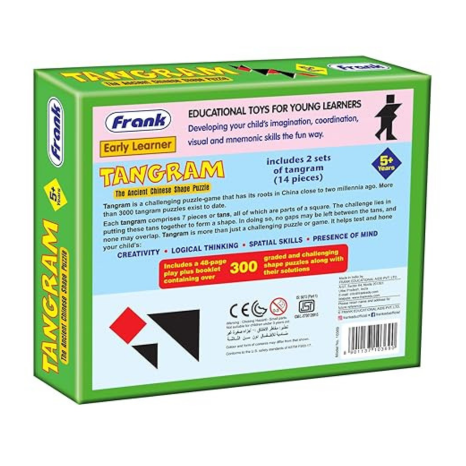 Frank Tangram Puzzle for Kids Fun and Educational Puzzle Solving Skills and Creativity - 10369