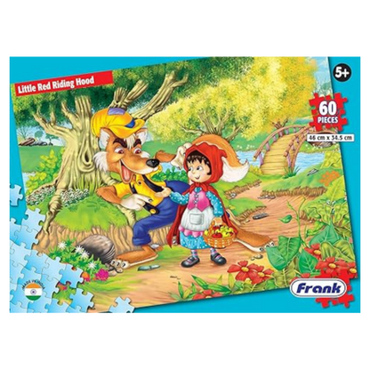 Frank Little Red Riding Hood Jigsaw Puzzle (60 Pieces) for Kids Puzzle for Focus and Memory -33318