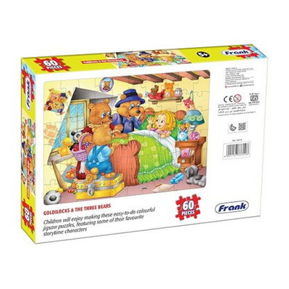 Frank Goldilocks & The Three Bears Jigsaw Puzzle (60 Pieces) for Kids for Focus and Memory -33319