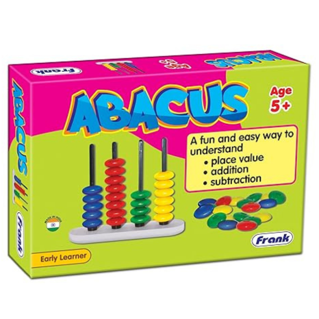 Frank Abacus Number Counting Tool for Kids 5 Years & Above Perfect for Learning Games – 10132