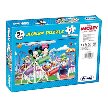 Frank Disney Mickey Mouse & Friends Jigsaw Puzzle (60 Pieces) for Kids for Focus and Memory - 11538