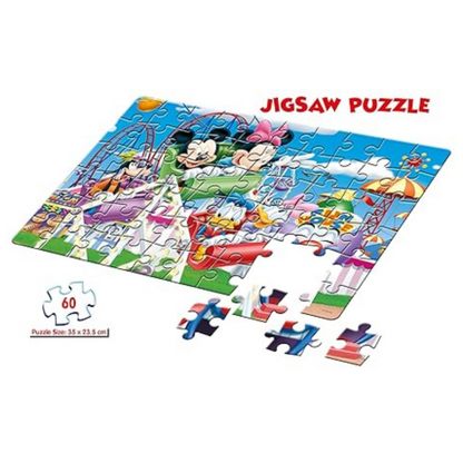Frank Disney Mickey Mouse & Friends Jigsaw Puzzle (60 Pieces) for Kids for Focus and Memory - 11538