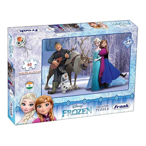 Frank Disney Frozen Jigsaw Puzzle (60 Pieces) for Kids Educational for Focus and Memory -11549