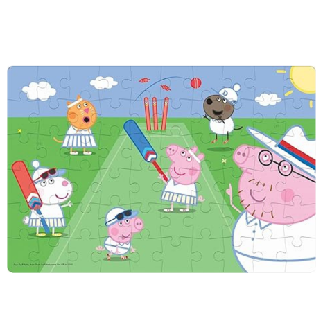 Frank Peppa Pig Jigsaw Puzzle (60 Pieces) for Kids Above Puzzle for Focus and Memory -60411