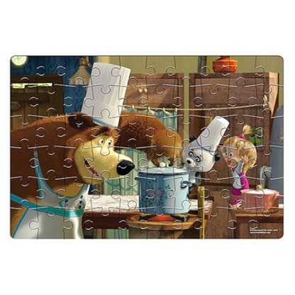 Frank Masha and The Bear Jigsaw (60 Pieces) for Kids Above Puzzle for Focus and Memory -70205