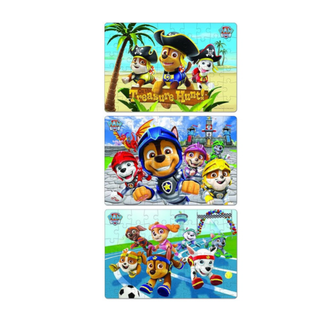 Frank Paw Patrol (60 Pieces) 3 in 1 Jigsaw Puzzle for Kids Above Encourage Creative Thinking - 70306