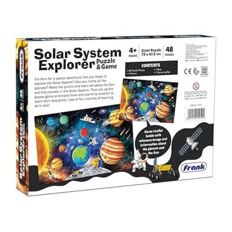 Frank Solar System Explorer Game & Puzzle for Kids Learning and Cognitive Skills – 15450