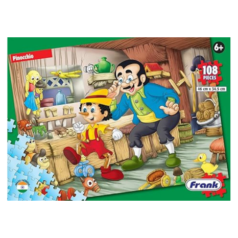 Frank Pinochhio Jigsaw Puzzle (108 Pieces) for Kids Puzzle for Focus and Memory -33414