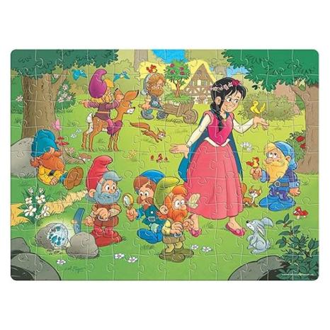 Frank Snow White & The Seven Dwarfs Jigsaw Puzzle (108 Pieces) for Kids Focus and Memory -33416