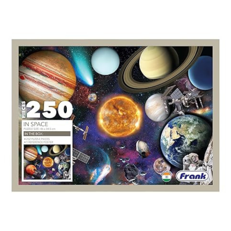 Frank in Space Jigsaw Puzzle (250 Pieces) for Kids Educational Puzzle for Focus and Memory -34505