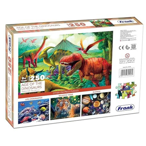 Frank Age of The Dinosaurs Jigsaw Puzzle (250 Pieces) for Kids Puzzle for Focus and Memory -34506