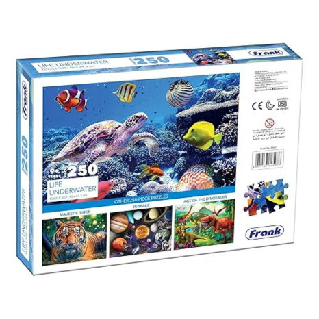 Frank Life Underwater Jigsaw Puzzle (250 Pieces) for Kids for Focus and Memory -34507