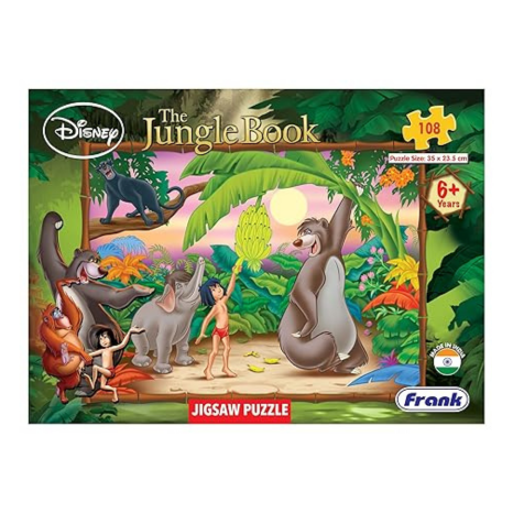 Frank Disney The Jungle Book Jigsaw Puzzle (108 Pieces) for Kids Puzzle for Focus and Memory -11851