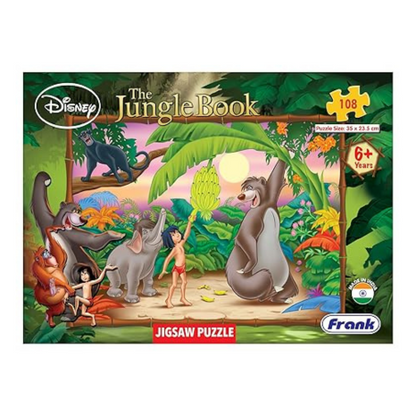 Frank Disney The Jungle Book Jigsaw Puzzle (108 Pieces) for Kids Puzzle for Focus and Memory -11851