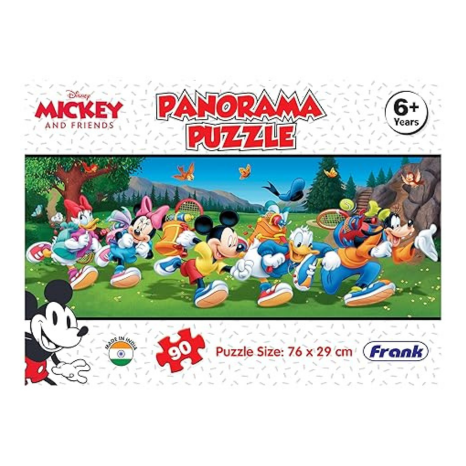 Frank Disney Mickey Mouse and Jigsaw Puzzle (90 Pieces) for Kids for Focus and Memory -12128