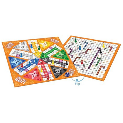Frank Ludo Play Six and Snakes and Ladders Board Fun Gift for Children - 22137