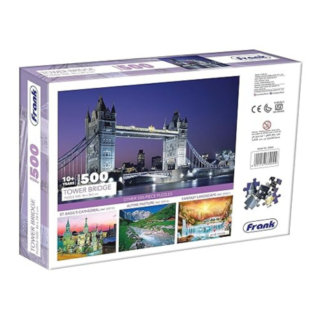 Frank Tower Bridge Jigsaw Puzzle (500 Pieces) for Adults and Kid for Focus and Memory -33904