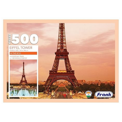 Frank Eiffel Tower Jigsaw Puzzle (500 Pieces) for Adults and Kid for Focus and Memory -33906