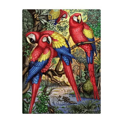 Frank Macaw Parrots Jigsaw Puzzle (500 Pieces) for Adults and Kid for Focus and Memory -33920